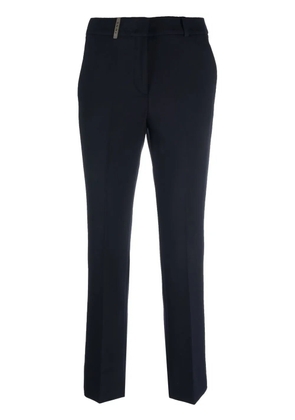 Peserico cropped tailored trousers - Blue
