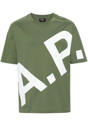 A.P.C. Lisandre cotton T-shirt - Green
