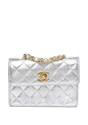 CHANEL Pre-Owned 1990s Classic Flap mini shoulder bag - Silver