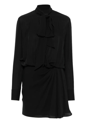 Valentino Garavani silk mini dress - Black