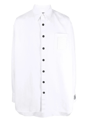 Raf Simons long-sleeve denim shirt - White