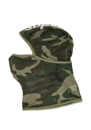 Supreme mesh camouflage balaclava - Green