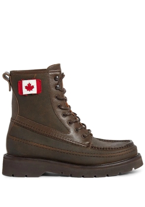 DSQUARED2 Canadian Flag ankle boots - Green