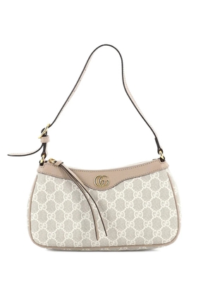 Gucci Pre-Owned Ophidia Zip Pochette GG Coated Canvas with Leather Small shoulder bag - Neutrals