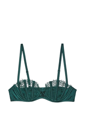 Fleur Du Mal Frankie lace balconette bra - Green