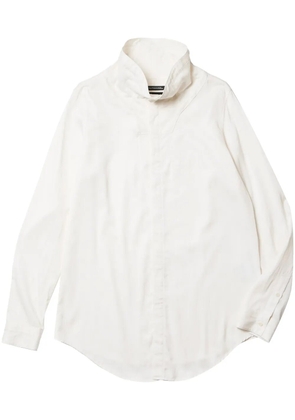 Julius Volcano neck shirt - White