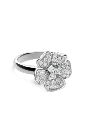 LEO PIZZO 18kt white gold Flora diamond ring - Silver
