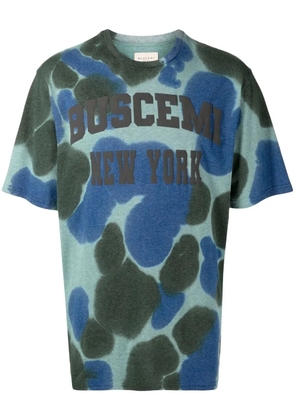 Buscemi tie-dye print logo T-shirt - Blue