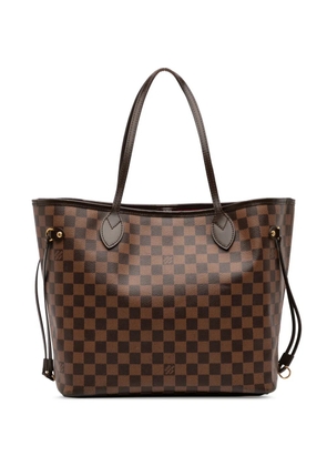 Louis Vuitton Pre-Owned 2015 Damier Ebene Neverfull MM tote bag - Brown