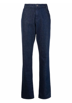 Raf Simons high-rise straight-leg jeans - Blue