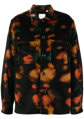 Paul Smith tie-dye print corduroy shirt - Multicolour
