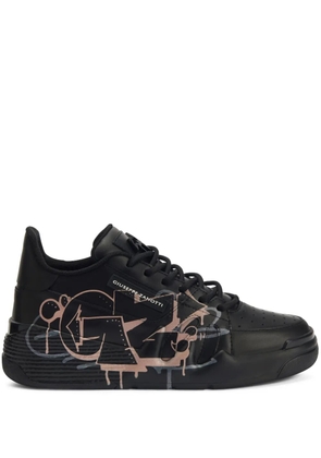 Giuseppe Zanotti Talon graphic-print sneakers - Black