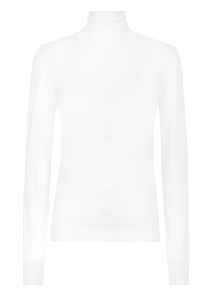 Dolce & Gabbana DNA roll-neck sweater - White