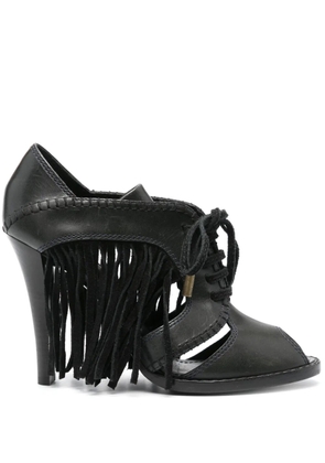 Louis Vuitton Pre-Owned 2010 105mm lace-up pumps - Black