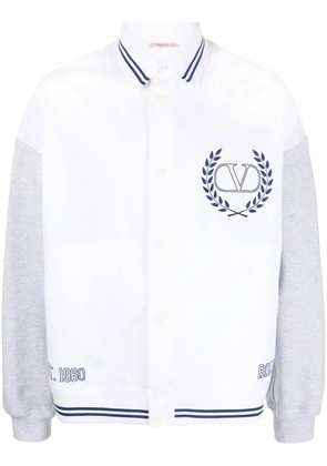 Valentino Garavani VLogo bomber jacket - White