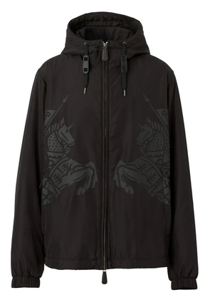 Burberry Equestrian Knight printed jacket - Black
