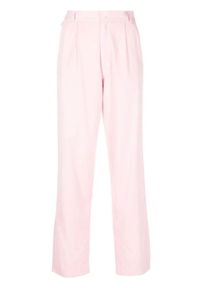 Versace Pre-Owned 1990s high-waisted straight-legged trousers - Pink