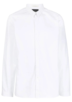 Nicolas Andreas Taralis cotton long-sleeve shirt - White