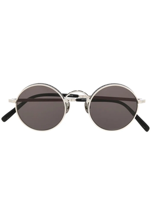 Matsuda round-frame logo sunglasses - Silver