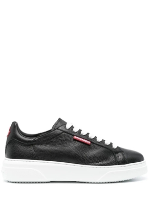 DSQUARED2 Bumper leather sneakers - Black
