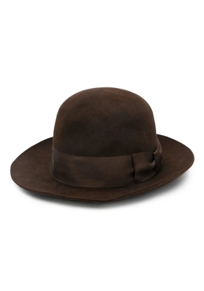 Giorgio Armani Pre-Owned 2000s wool hat - Brown
