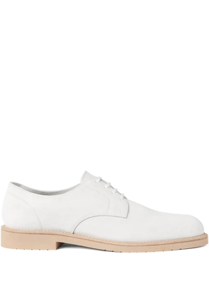 Brunello Cucinelli lace-up derby shoes - White