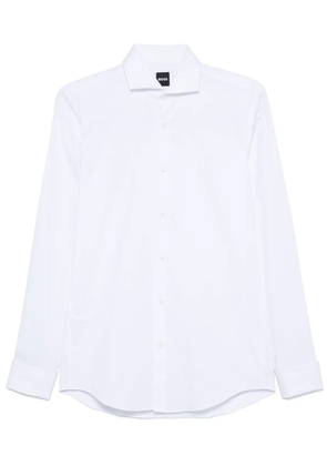 BOSS micro-striped shirt - White