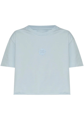 Givenchy Cropped 4G Liquid t-shirt - Blue