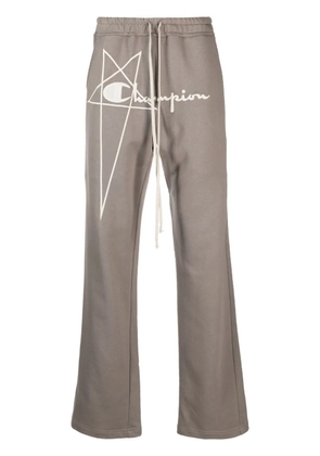 Rick Owens X Champion x Champion Dietrich logo-embroidered track pants - Brown