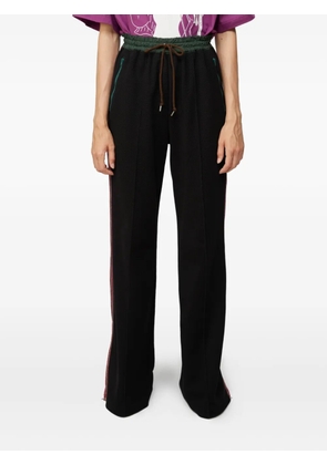 Kolor side-stripe drawstring trousers - Black