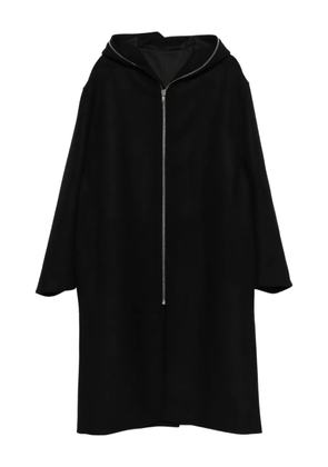 Rick Owens hooded raincoat - Black