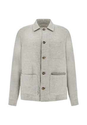 Paul & Shark linen overshirt - Grey