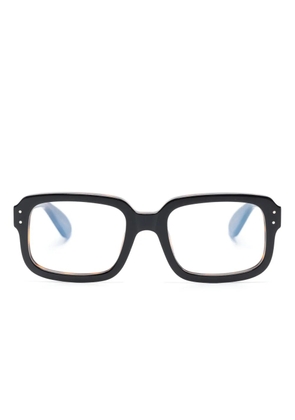 Lesca Dude square-frame glasses - Black