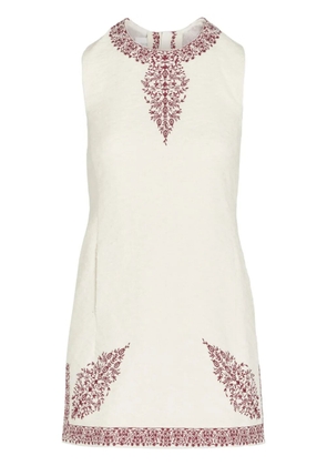 Giambattista Valli paisley mini dress - Neutrals
