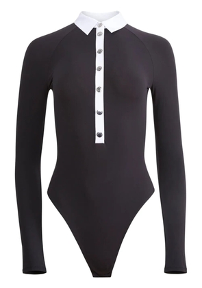Fleur Du Mal long-sleeved bodysuit - Black