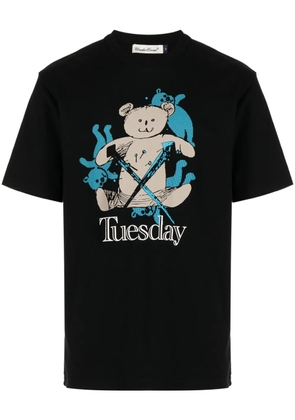 Undercover graphic-print cotton T-Shirt - Black