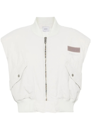 Halfboy sleeveless padded bomber jacket - Neutrals