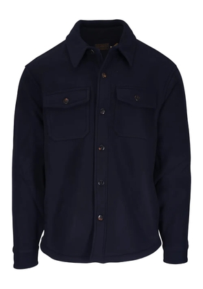 FAHERTY Range buttoned pocket overshirt - Blue