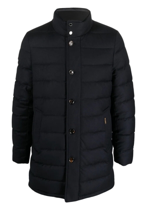 Moorer long-sleeve padded coat - Blue