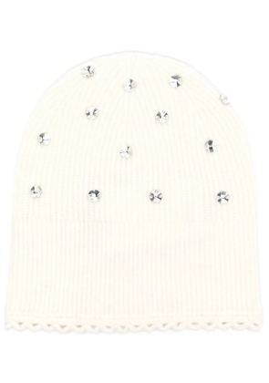 3.1 Phillip Lim rhinestone-embellished beanie - White