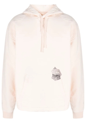 OBJECTS IV LIFE logo-print organic cotton hoodie - Neutrals