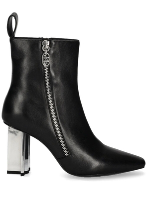 Karl Lagerfeld leather ankle boots - Black