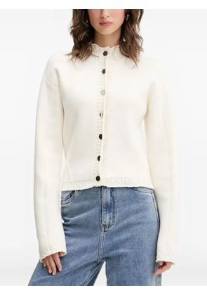 NEVER FULLY DRESSED button cardigan - White