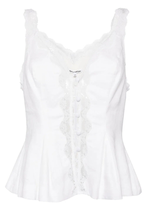 Reformation Josefina linen top - White