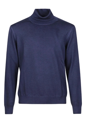 Fay turtleneck wool sweater - Blue