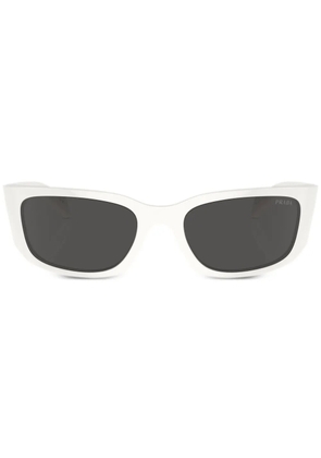 Prada Eyewear Prada PR A14S oval frame sunglasses - White