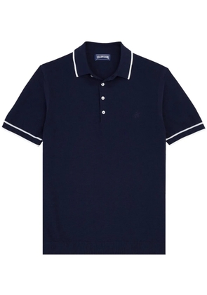 Vilebrequin logo-embroidered polo shirt - Blue