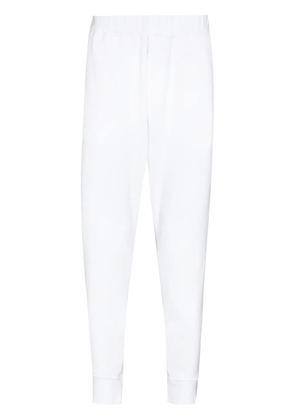 DSQUARED2 sprayed Icon logo track pants - White