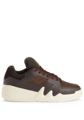 Giuseppe Zanotti Talon low-top leather sneakers - Brown
