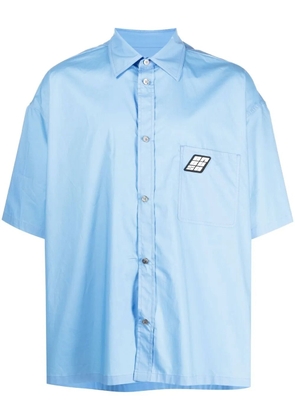 AMBUSH buttoned bowling shirt - Blue